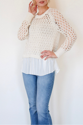 Never Better Crochet Sweater