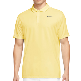 Nike Court Dri-Fit Men Tennis Polo - Soft Yellow/Black