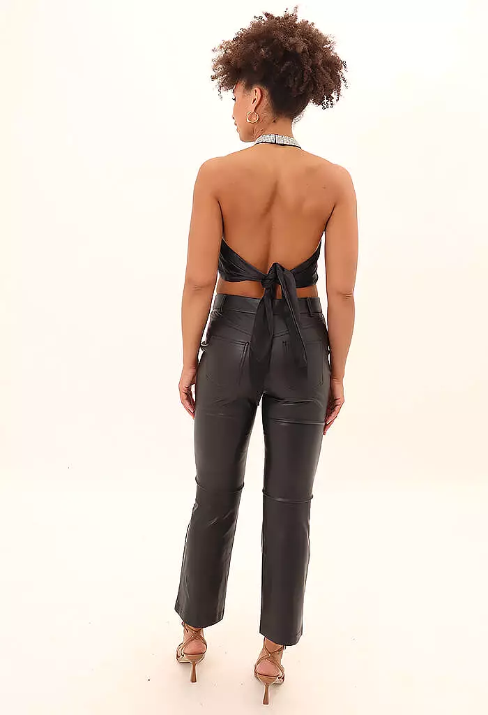 Paz Vegan Leather Pant