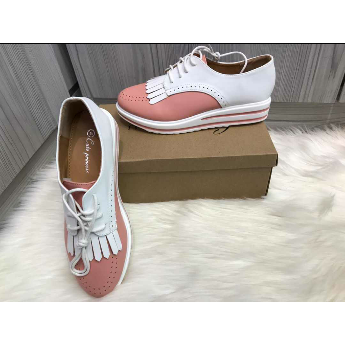 Platform Lace-Up  Shoes