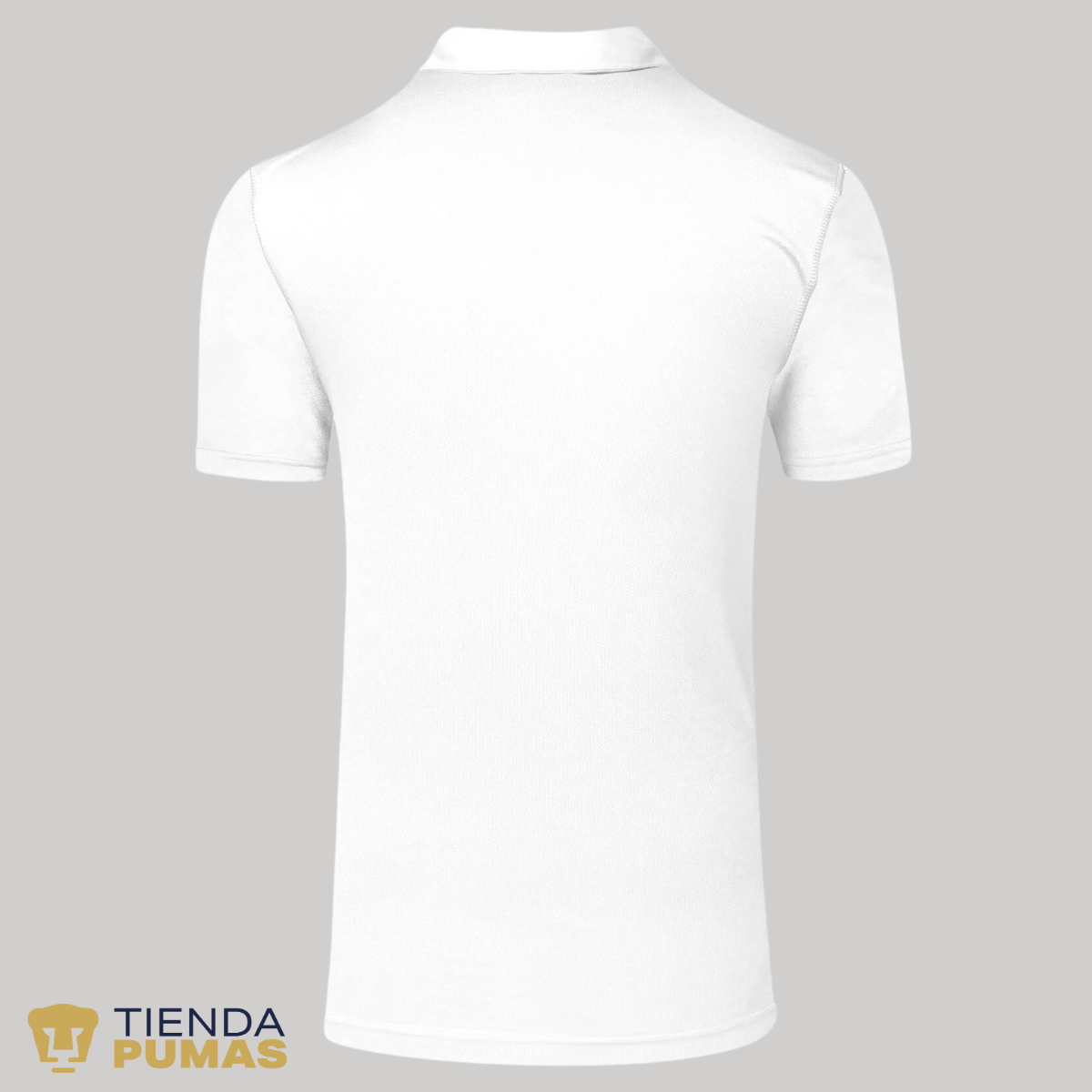 Playera Tipo Polo Hombre Pumas UNAM Logo Dorado