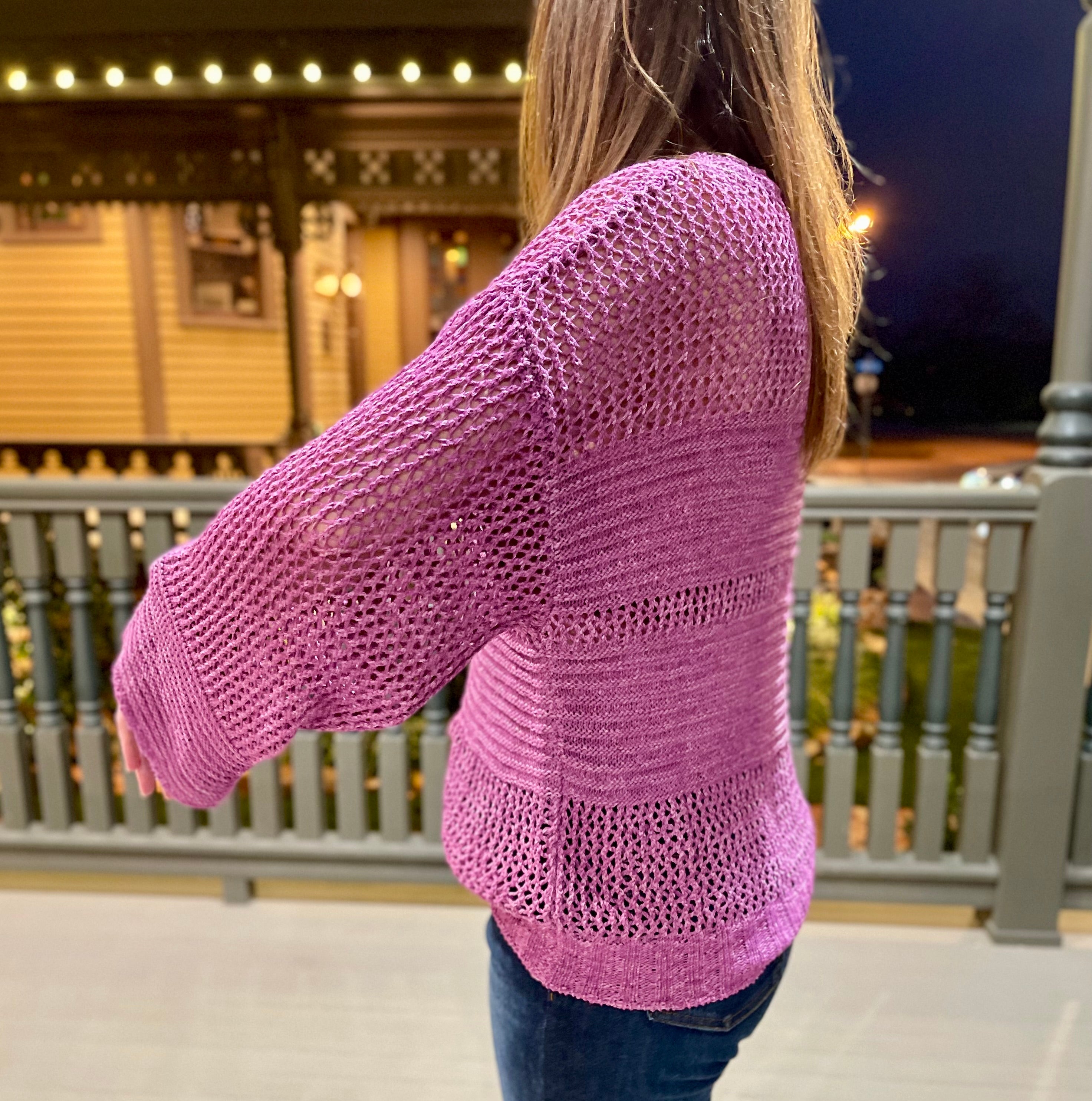 Plum Crazy Sweater