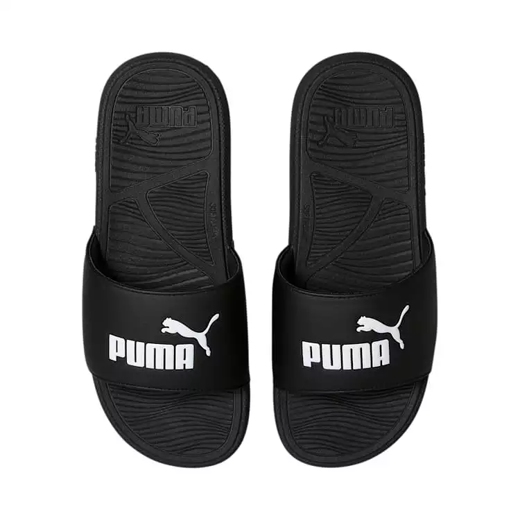 PUMA MEN'S COOL CAT BLACK SLIDES