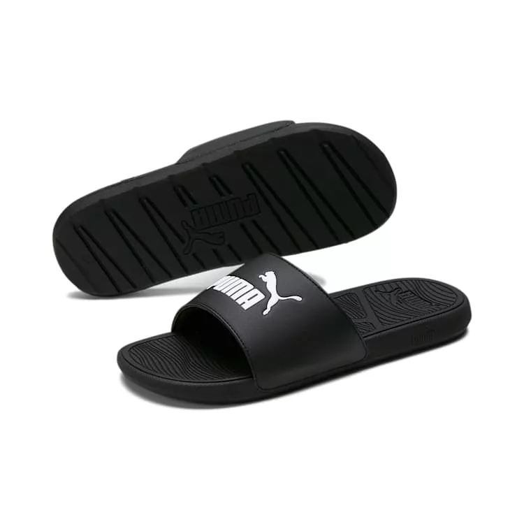 PUMA MEN'S COOL CAT BLACK SLIDES