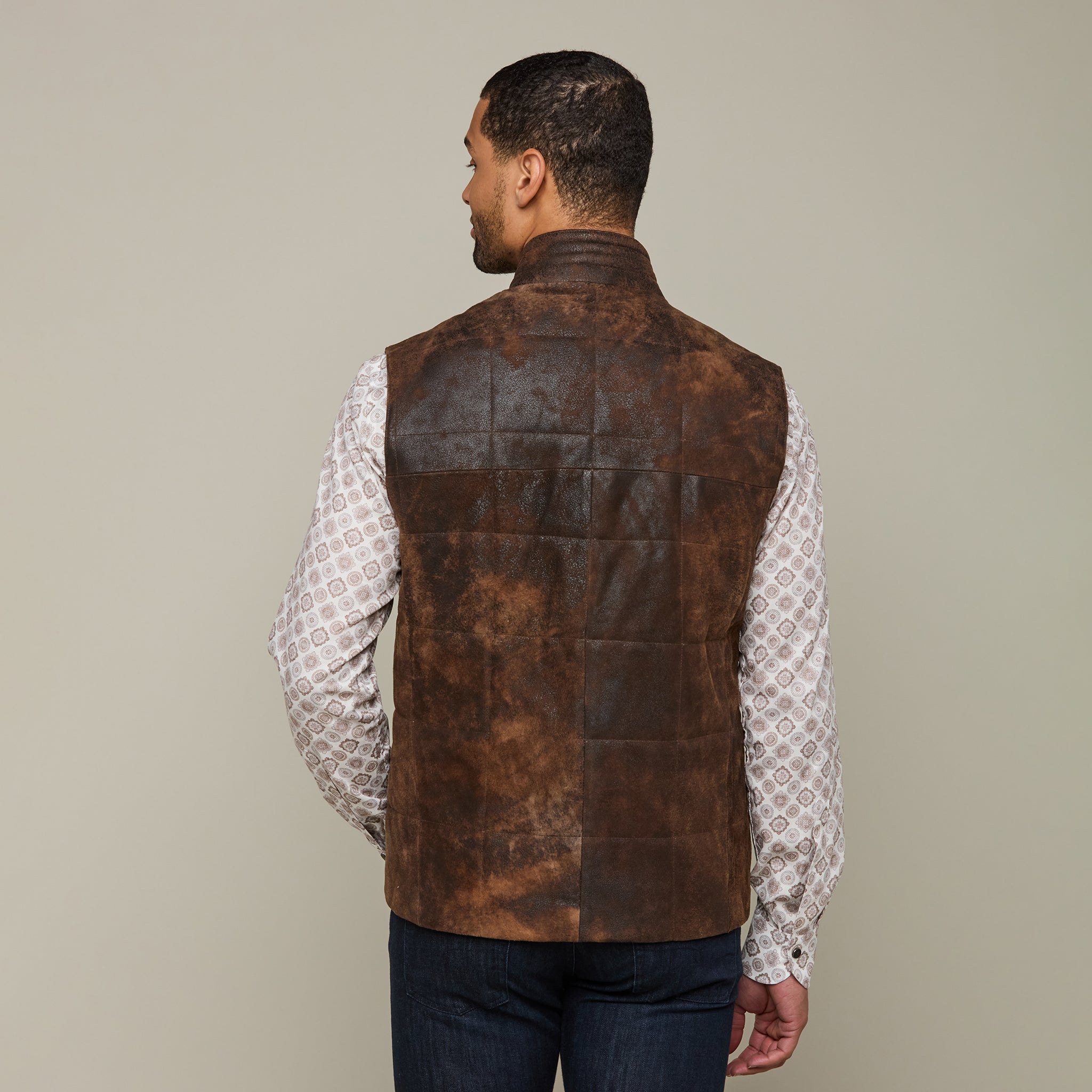 Rugged Quilted Vest :: Cigar