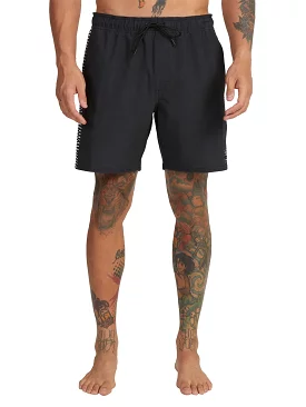 RVCA Men's Noise Elastic 17 Boardshort