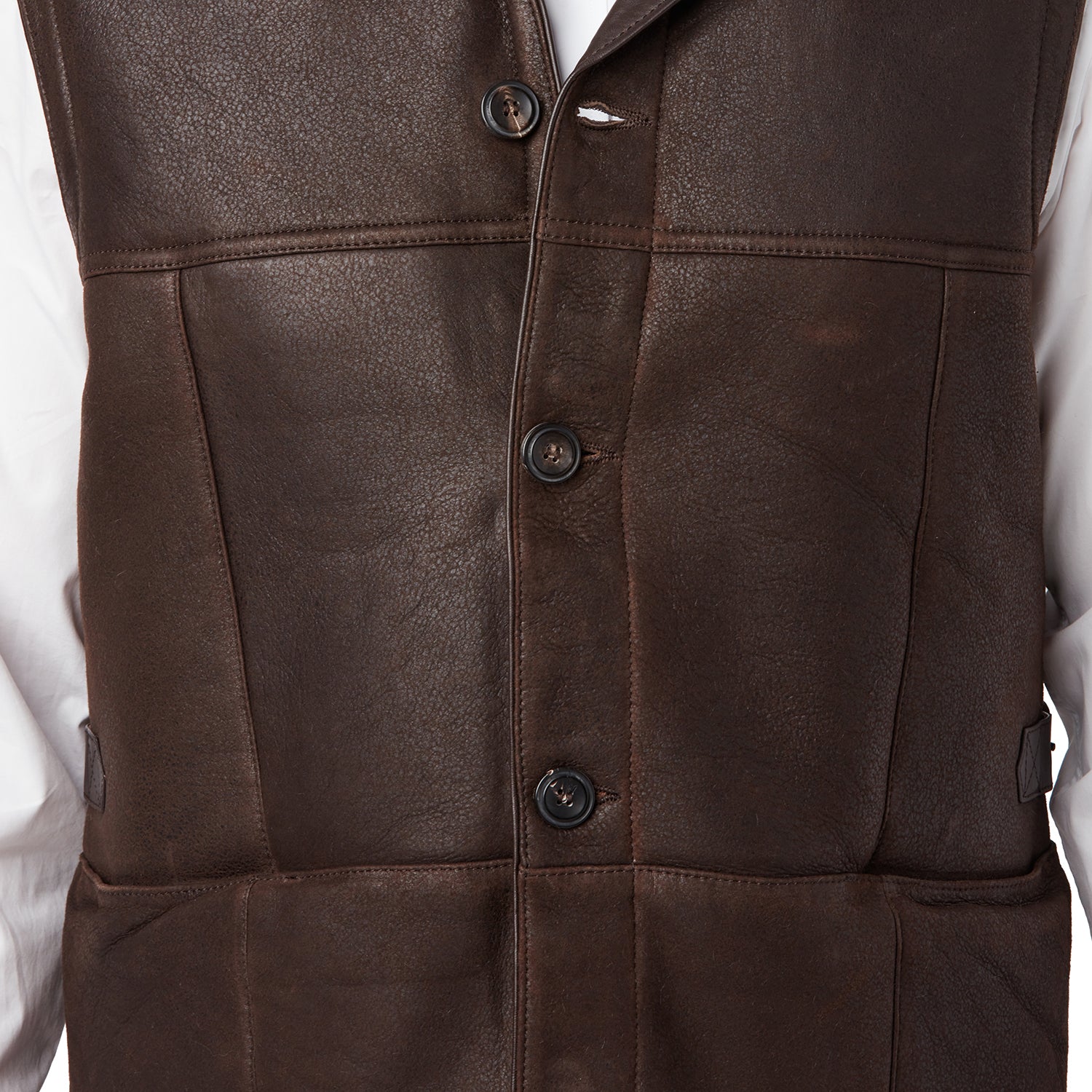 Shearling Vest :: Chocolate