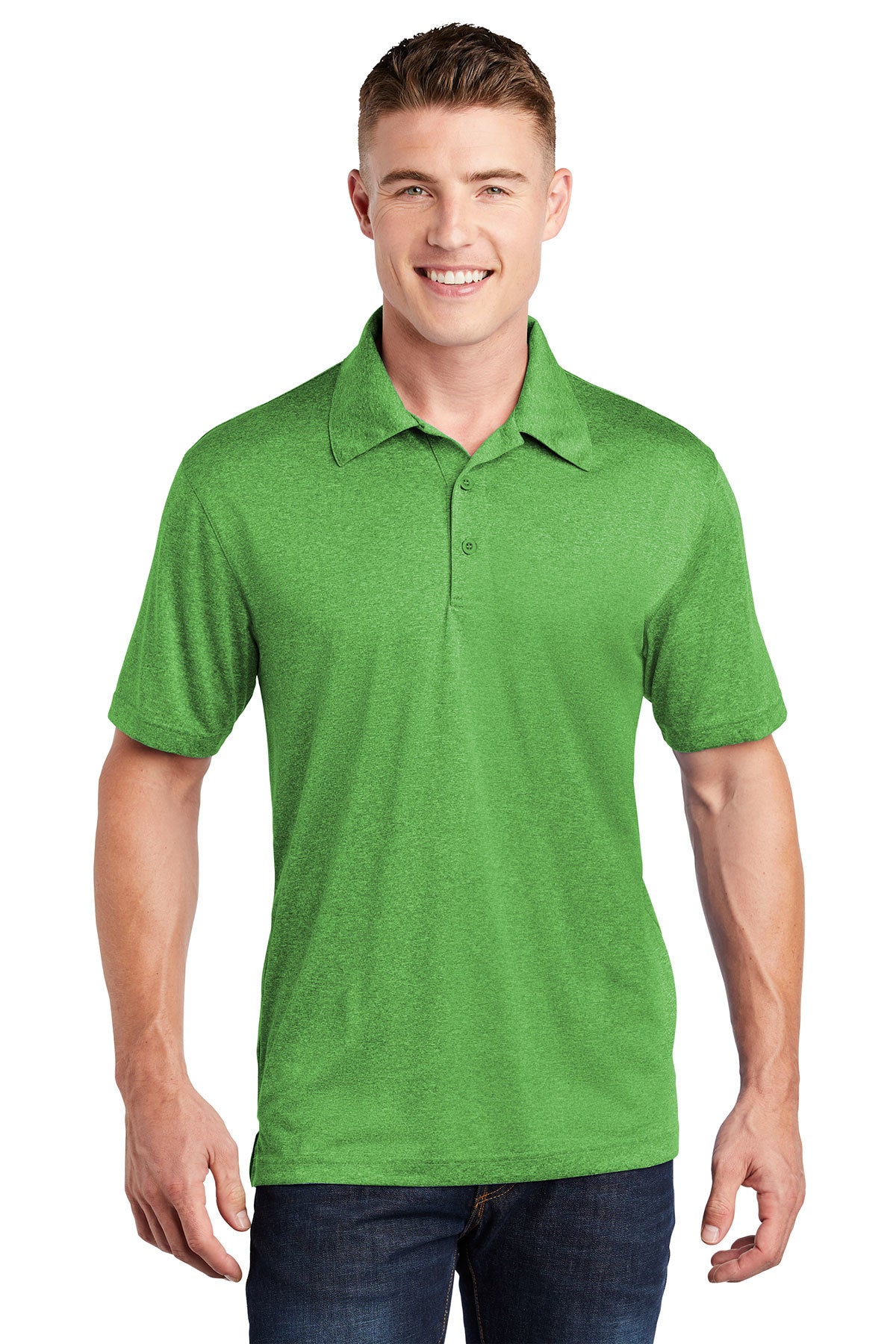 Sport-Tek ST660 Heather Contender Polo