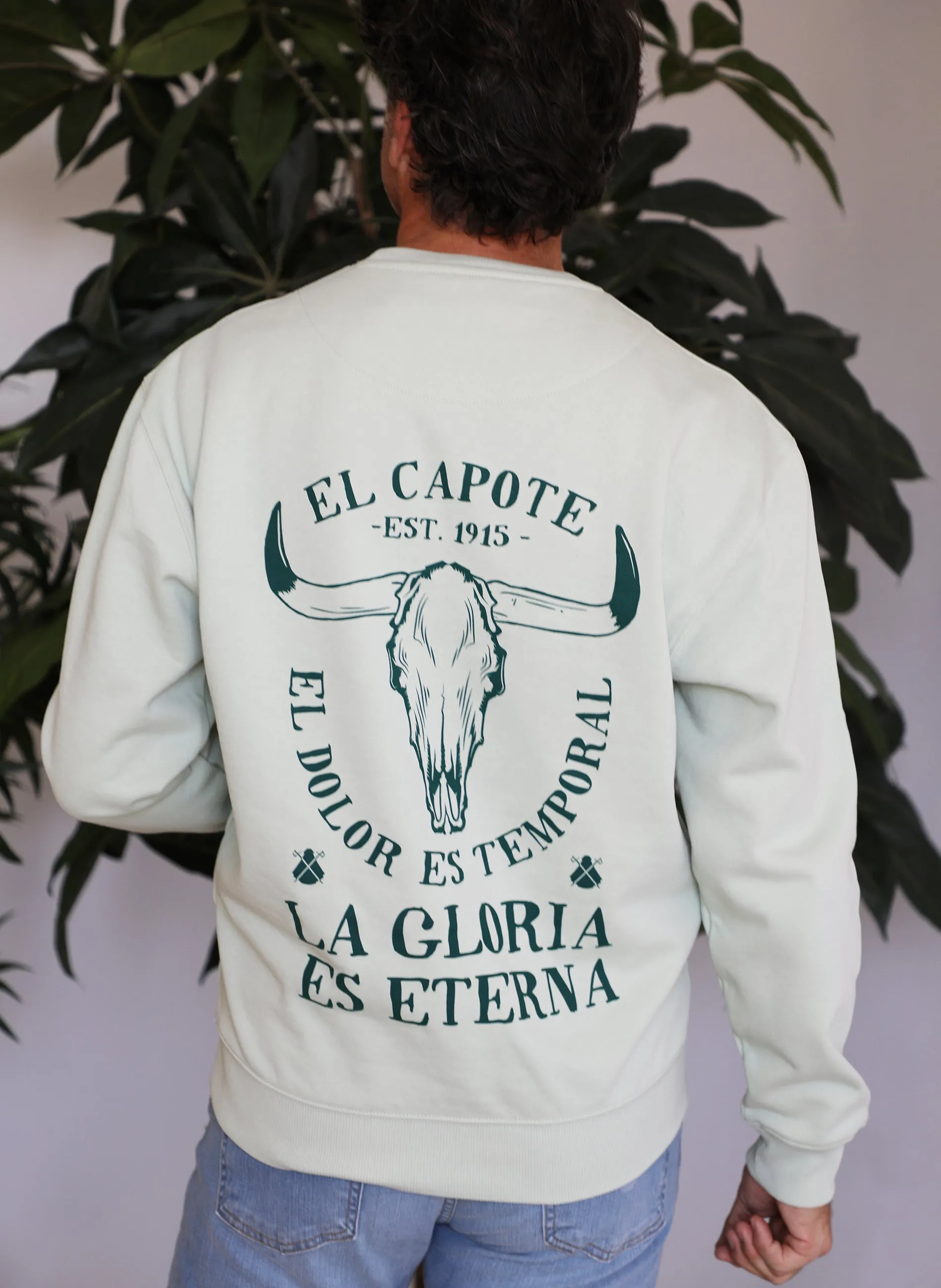 Sudadera Verde Lima La Gloria Hombre