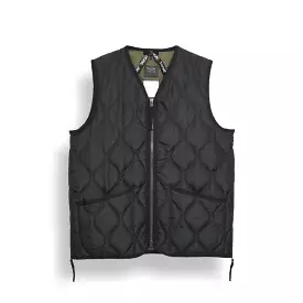 TAION Military Zip V-Neck Vest black