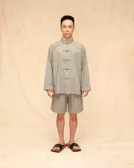 Tang Suit Pendek (Grey Cotton)