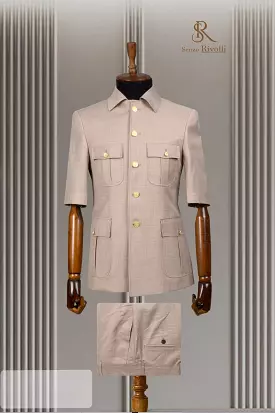 Turkish Short Sleeve Safari Suit