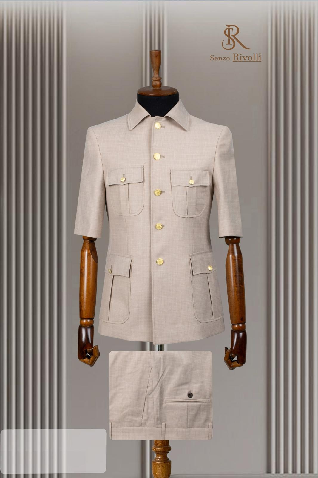 Turkish Short Sleeve Safari Suit