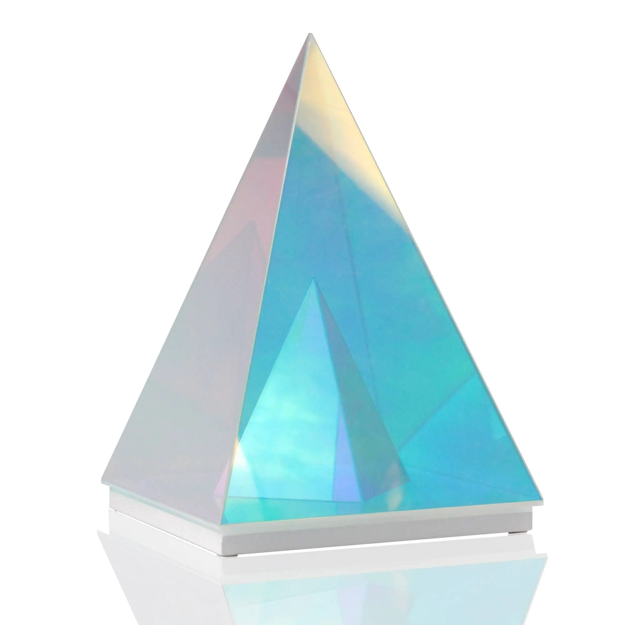 Unique Acrylic Pyramid LED Table Lamp