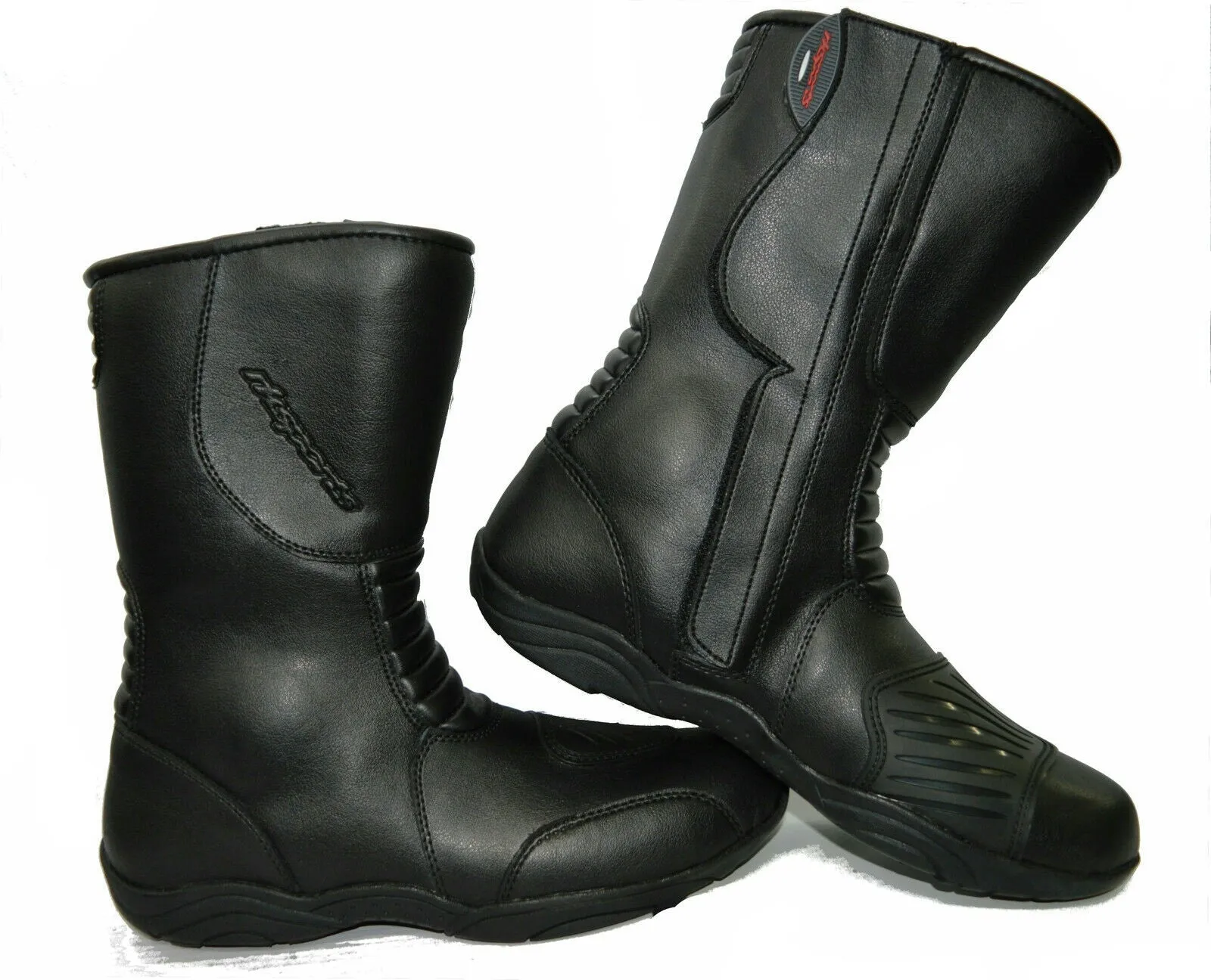 Unisex Water-Resist Leather Motorbike Winter Boots