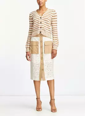 Veronica Beard - Artura Cardigan - Brown Multi