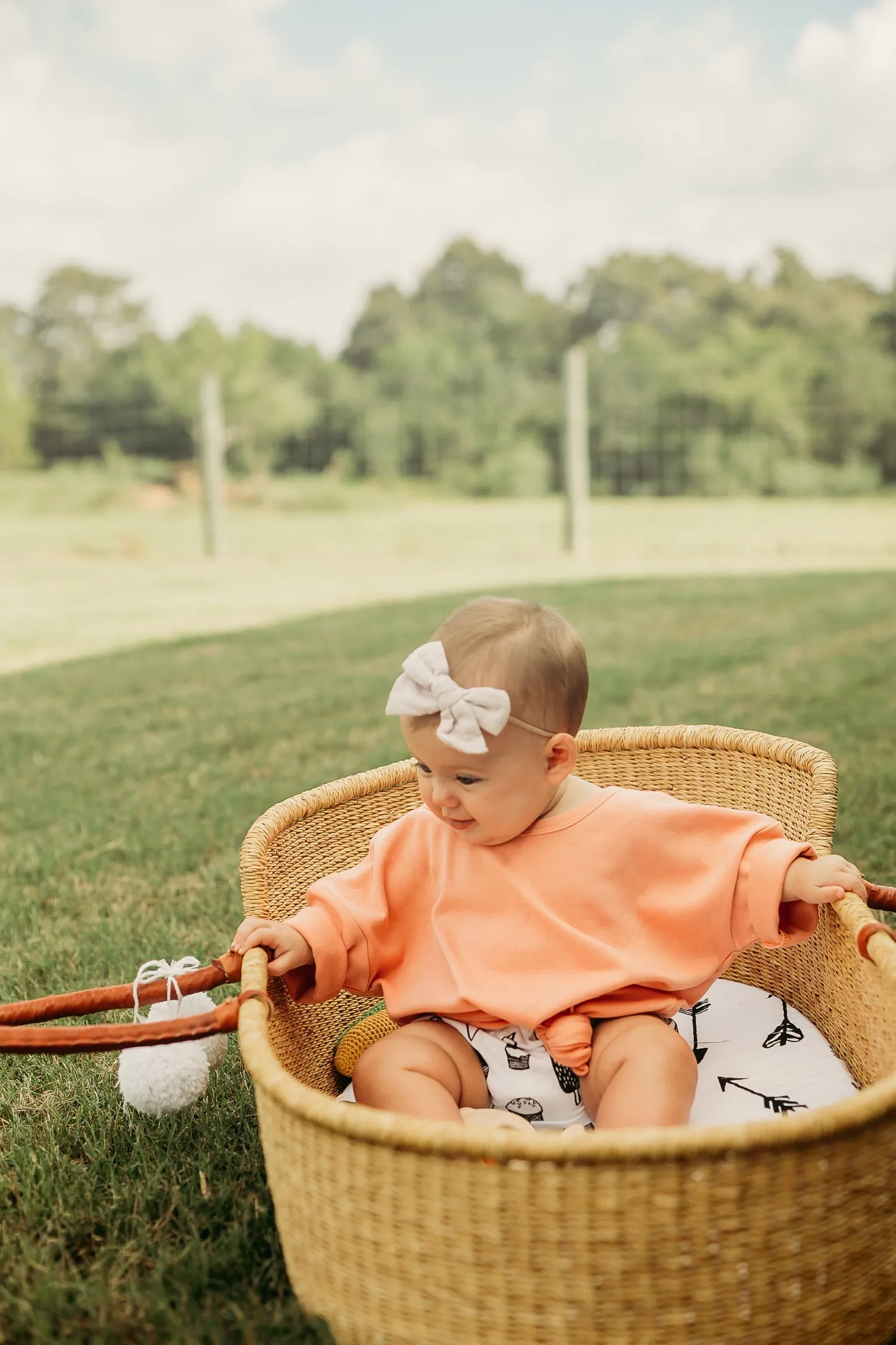 Versatile Moses Basket / Bassinet / Small Changing Pad Sheet -  Arrows