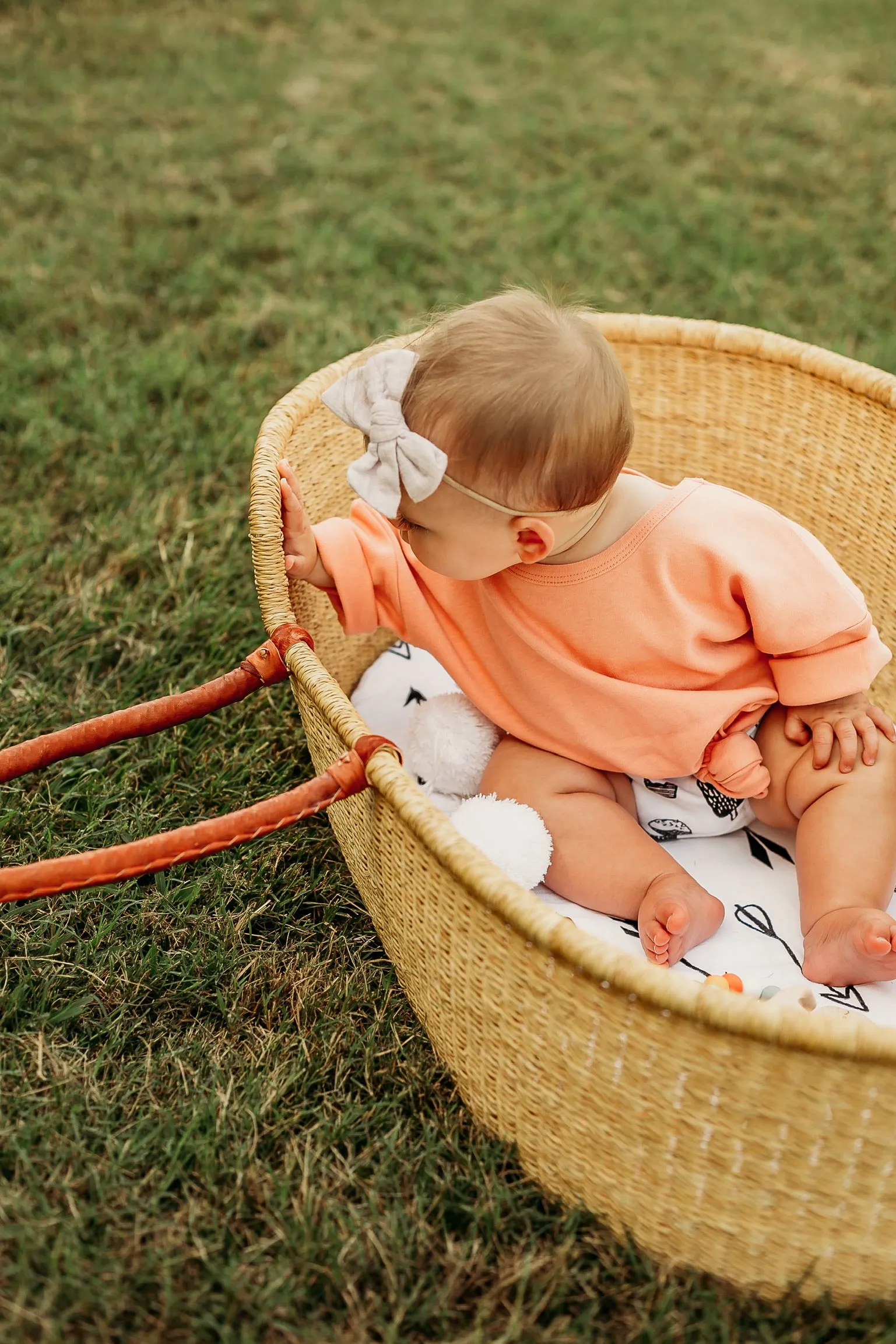 Versatile Moses Basket / Bassinet / Small Changing Pad Sheet -  Arrows