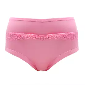 Women's Fancy Panty - Dark Pink